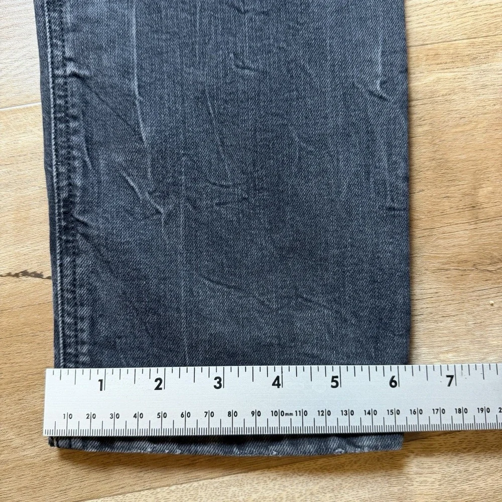 Diesel D-EETAR Jeans Men 32x27 Black Tapered Leg Italian Destroyed Grunge NEW